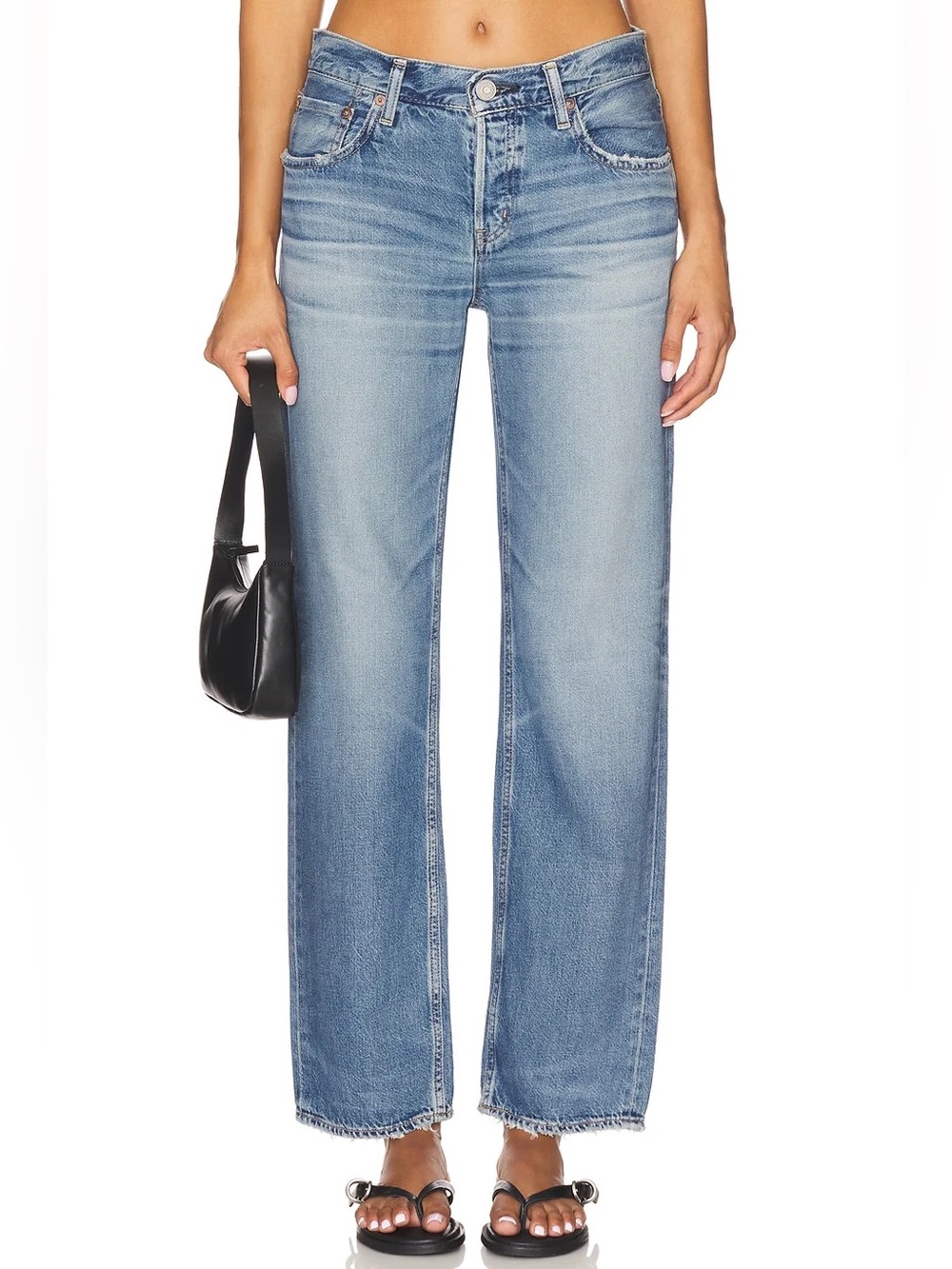 Moussy Vintage Millsboro Straight Low Jeans Size 24